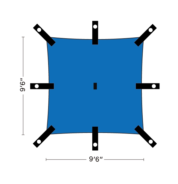 GUIDE SILVER HD TARP SHELTER 9'6
